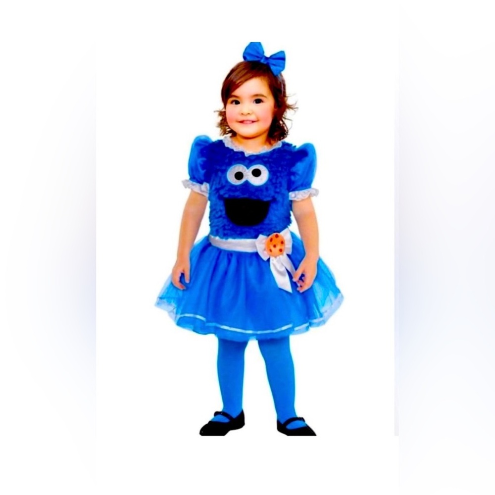 Nike Blue Furry Monster Kids Costume